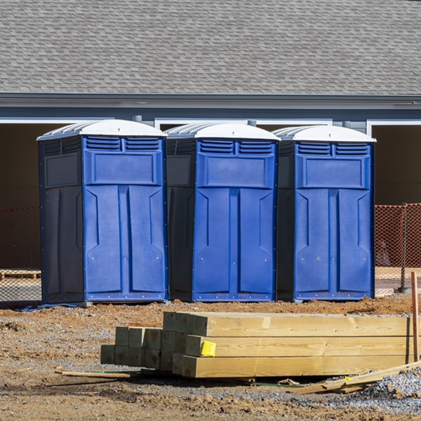 what is the maximum capacity for a single portable restroom in Clements Maryland